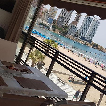 1ªLinea 4-5 pax Wifi-Benidorm1hab y 2 sofas, Aire, Playa Levante Apt Cachirulo Exterior foto