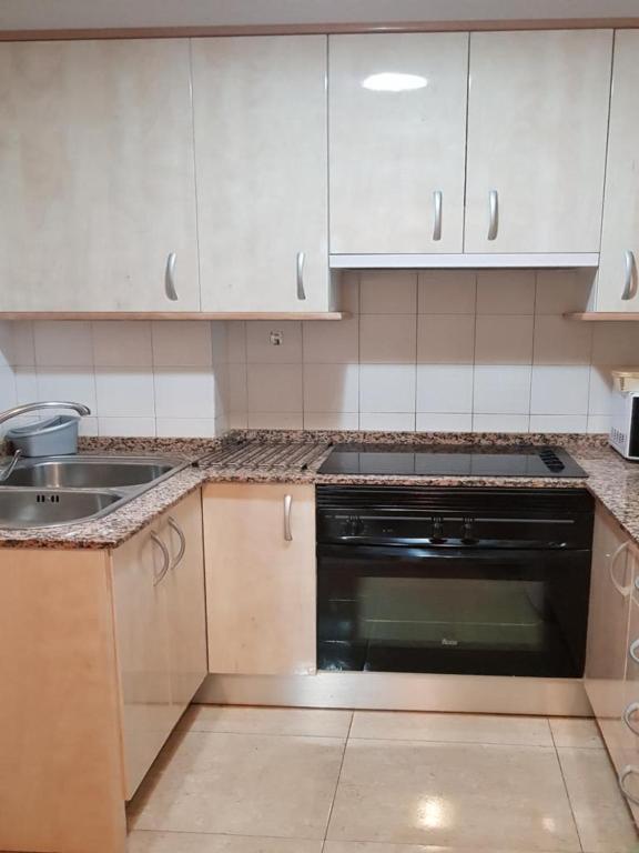 1ªLinea 4-5 pax Wifi-Benidorm1hab y 2 sofas, Aire, Playa Levante Apt Cachirulo Exterior foto