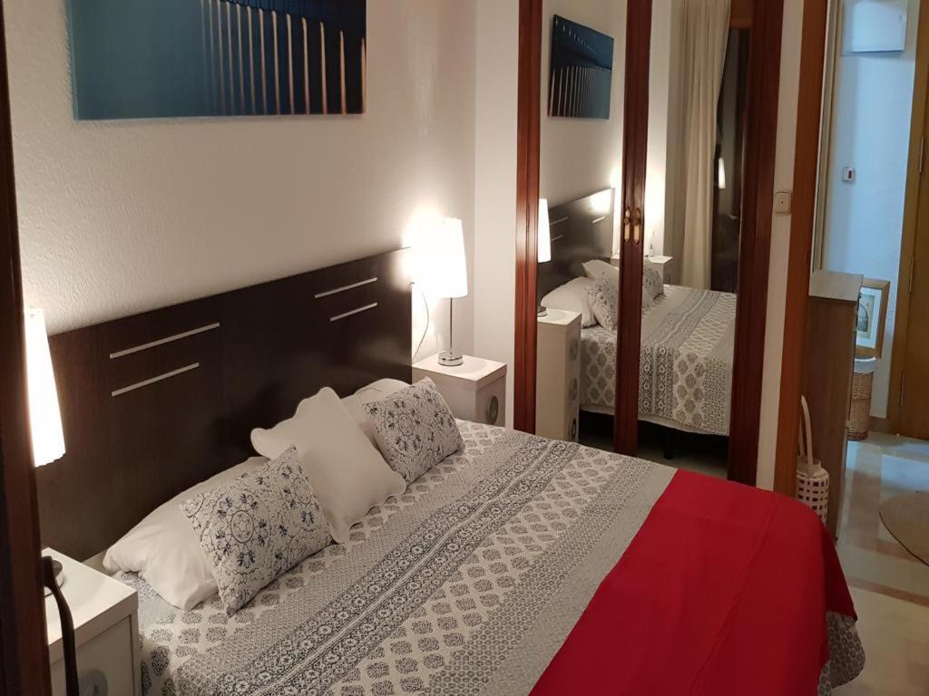 1ªLinea 4-5 pax Wifi-Benidorm1hab y 2 sofas, Aire, Playa Levante Apt Cachirulo Exterior foto